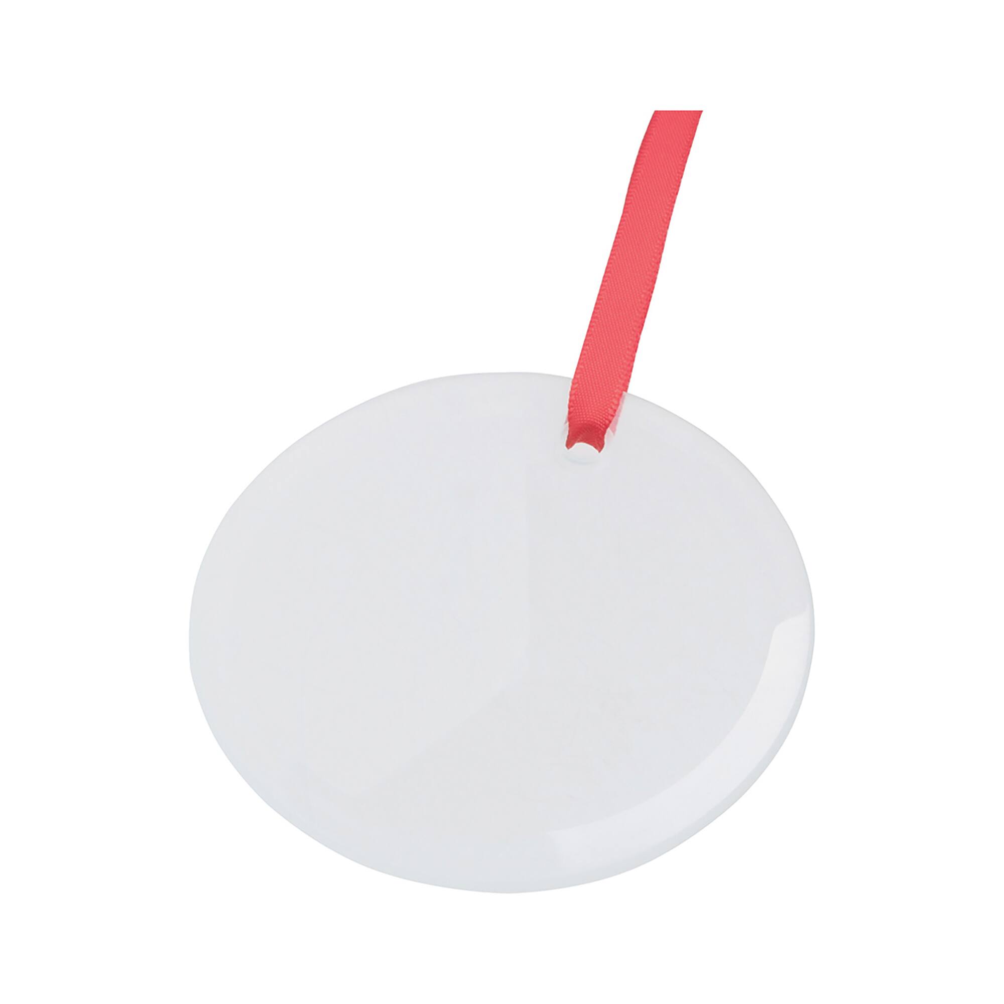 Craft Express 25ct. 3" Clear Glass Sublimation Ornaments